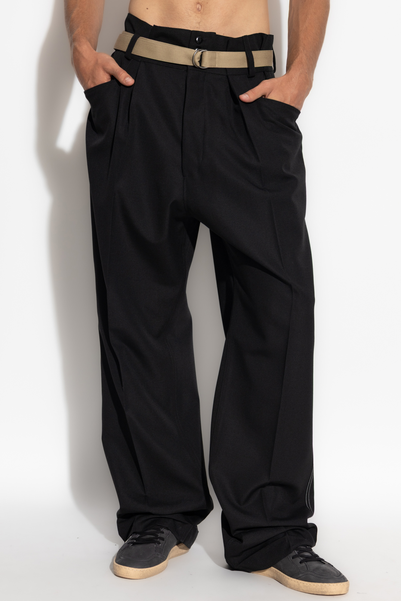 Black Trousers with belt Maison Margiela - Vitkac Canada